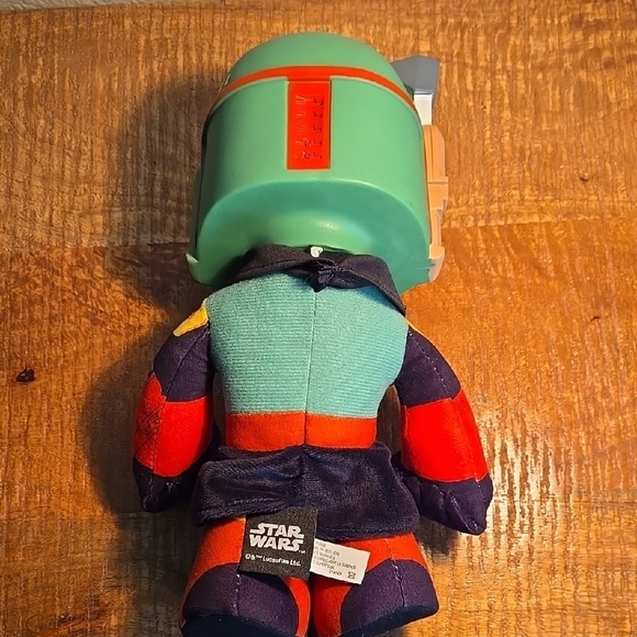 Star Wars Boba Fett Plush Toy - Green and Red - Picture 4 of 7